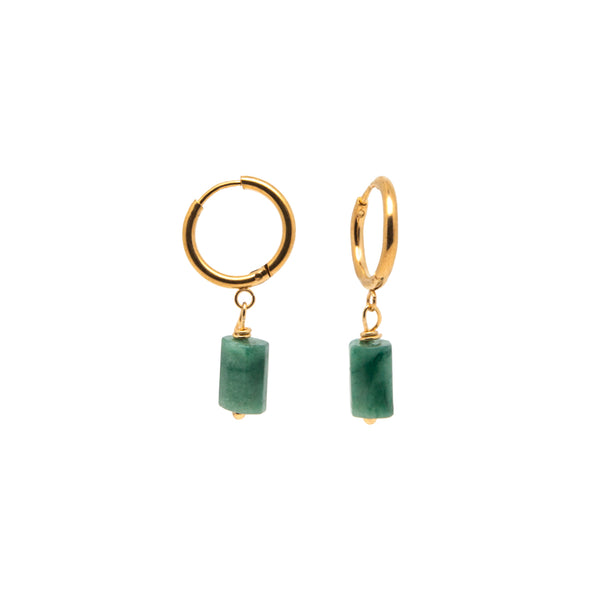 Smaragd Pendant Dangle Ohrringe